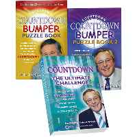 Two lots of treats for Countdown lovers! Three bumper paperbacks (410+ pages each) of word  number