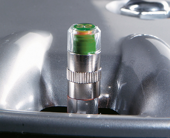 New valve caps monitor your tyre pressure Incorrect pressure can be dangerous as well as wearing out