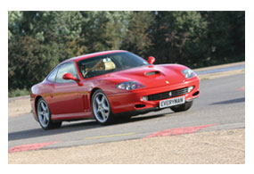 The opportunity to drive a Ferrari 360 Spider  the rear-engined rear-powered Porsche 996  the razor