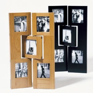 Umbra Elix Multi Picture Frame in Natural Wood