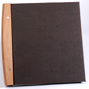 Juniper Slip-in Photo Album - 260 prints. Designed for Umbra by Fiona Ara. Although the leather on
