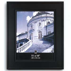 The Sera 11`x14` black picture frame is a very elegant and fabulously designed piece with black