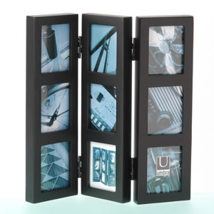 The Shoji Mini Multi Frame is ideal for displaying numerous small photos, perfect for setting the