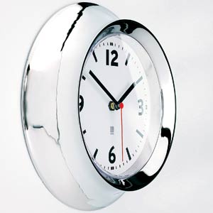 Umbra Tok Aluminum Metal Digital Wall Clock in