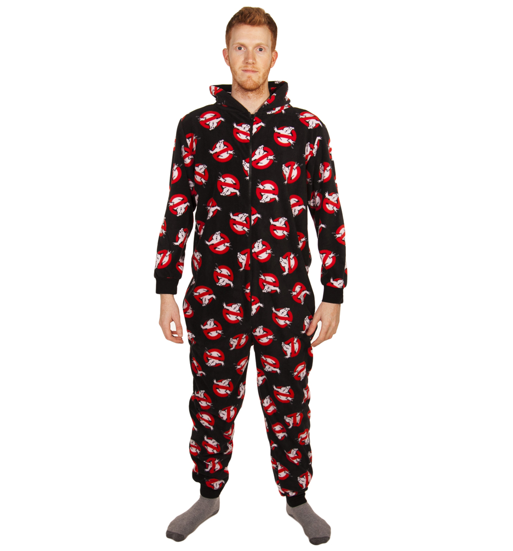 Unbranded Unisex All Over Print Ghostbusters Logo Onesie
