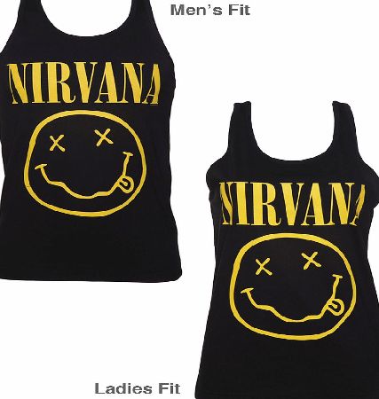 Get into the 90s vibe with this official Nirvana Smiley vest from Fanpac. Slim fitting for chaps or loose and slouchy for ladies. This is the perfect nineties grunge rock look and a must have festival staple!