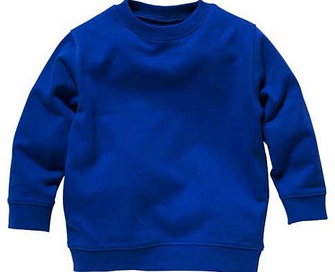 Keep your child looking their best with this smart royal blue school jumper. Ideal for popping on top of a shirt in the chillier weather. it features knitted elastic cuffs. hem and neckline for ease of movement. taped inside shoulder seams for durabi