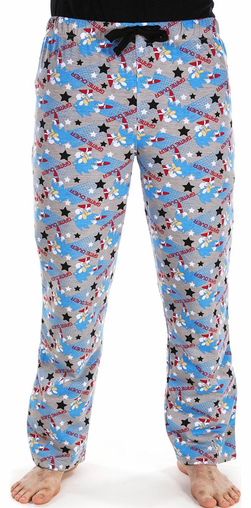 Unbranded Unisex Sonic The Hedgehog Game Over Lounge Pants