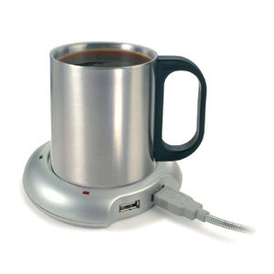 USB Cup Warmer and Mug Warmer with 4 USB Ports (please note the mug is not included). Weve all