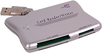 USB2 7-in-1 External Card Reader/Writer
