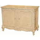 The new Valbonne range of cream painted furniture continues the fashionable French theme with a
