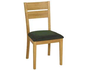 Unbranded Vallbona upholstered solid oak chair