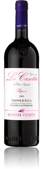 This wine is made exclusively from grapes coming from the La Casetta di Ettore Righetti Estate. Full