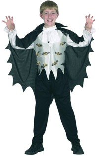 Value Costume: Boy Glow Vampire (Small 3-5 yrs)