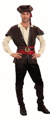 Unbranded Value Costume: Caribbean Pirate Male (Adult)