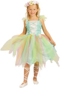 Our colourful flower fairy dress is so sweet.  It works for any number of fairies including