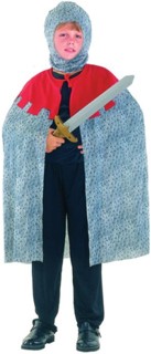 If you are looking for an easy Knight of the Round Table costume this is for you.  You
