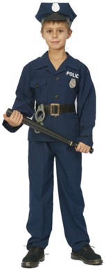 Value Costume: Child Police Officer (S 3-5 yrs)