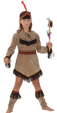 Unbranded Value Costume: Girls Indian Maiden (S 3-5 yrs)