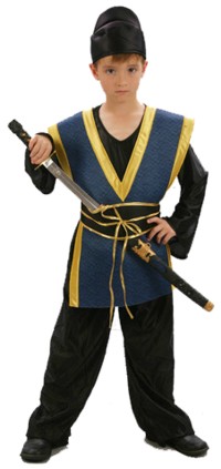 Value Costume: Kabuki Warrior (Small 3-5 yrs)