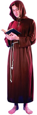Try the celibate lifestyle for a week in this Monk costume. You