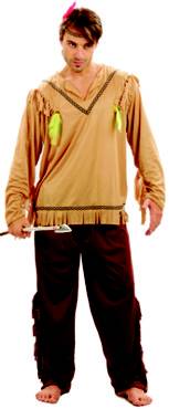 Wear this Native American Man costume to attend Cowboy or Western parties. Matching Native American