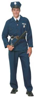 Walk the Mean Streets looking like Officer Dibble from Top Cat in this New York Cop costume