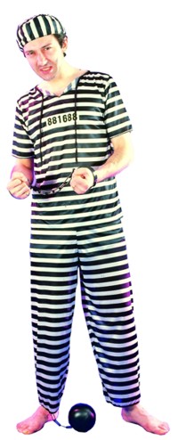 Unbranded Value Costume: Prisoner Man