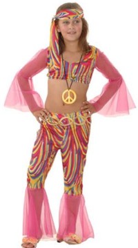 Unbranded Value Costume: Psychedelic Hippy (S 3-5 yrs)