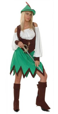 Unbranded Value Costume: Robin Hood Lady