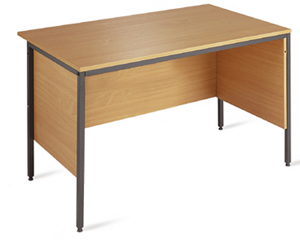 Value line rectangular H leg standard desk