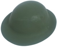 Light weight plastic helmet for war games