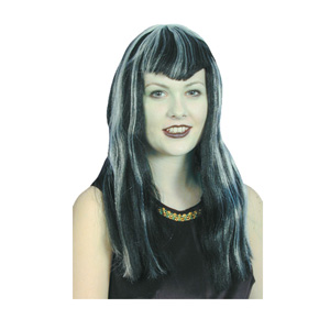 Unbranded Vampiress wig, black/white