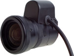 A lens for CCTV cameras with an electrically driven adjustable iris (DC drive)  from closed to f1.4;
