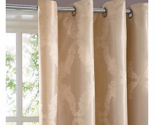 These stunning curtains will add glamour and style to any bedroom. Curtains which fit windows up to 229 cm (7ft 6 ins) wide Available in two lengths and sold in pairs Each curtain 167 cm (66 ins) wide Machine wash 100% Polyester Light stop lining: 50
