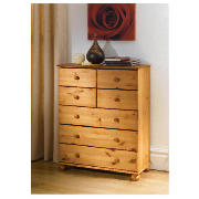 Unbranded Vermont 7 Drawer Chest, Antique Pine