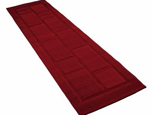 Unbranded Vermont Rug - Red - 60 x 200cm