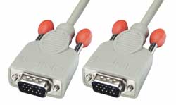 VGA Cable - Premium SVGA Monitor Cable  Beige  1m