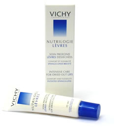 Vichy Nutrilogie Lips. Intensive care for dried out lips. An exclusive patented sphingo-lipid re-lau
