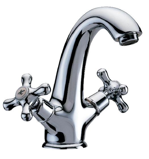 High quality basin mixer suitable for high or low water pressure. Made from solid brass with superb 