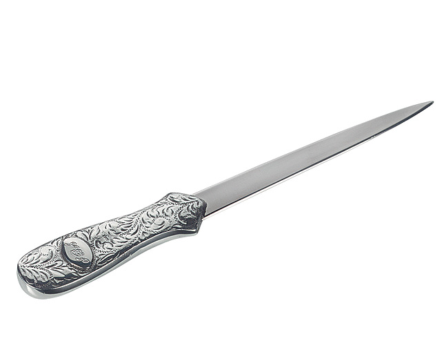 Pewter Letter Opener. Based on a Victorian original, our elegant paper knife is hand-cast in England