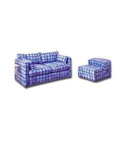 Vienna Foam Sofabed and Chair - Blue
