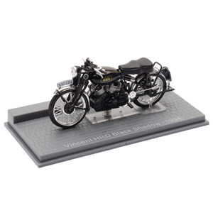 IXO has released a 1/24 scale replica of the Vincent HRD Black Shadow from 1954.