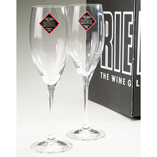 This pair of quality Lead Crystal Champagne flutes from the Austrian Tyrol are sure to impress!