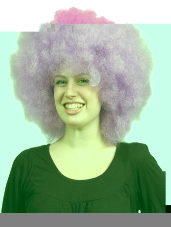 Unbranded Violet Afro Wig