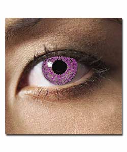 Violet Contact Lenses with Cleaner