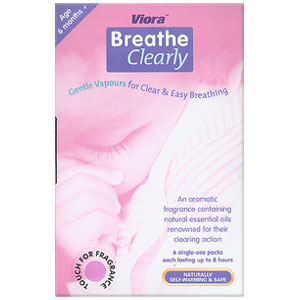 Viora Breathe Clearly has been specially formulated for children and adults as an aid to restful
