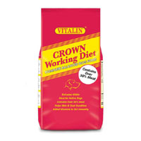 Vitalin Crown has been formulated as a working dog food, it contains over 30 meat, has balanced omeg