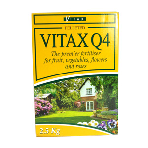 Vitax Q4 is an outstanding general purpose fertiliser for use on a wide range of crops. It contains 