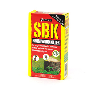 This tough weedkiller is able to control brambles  thistles  nettles  dock woody weeds  hardwood sap